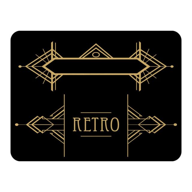 Benjamin Tate Design Art Deco Retro Blanket in Natural - Size: 120 cm x 150 cm - image 1