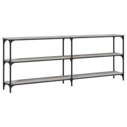 Berkfield Home Console Table Grey Sonoma 200x29x75 cm Engineered Wood - Size: 200 x 29 x 75 cm - thumbnail 6