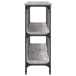 Berkfield Home Console Table Grey Sonoma 200x29x75 cm Engineered Wood - Size: 200 x 29 x 75 cm - thumbnail 5