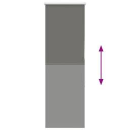 Berkfield Home Roller Blind Blackout Grey 50x175 cm Fabric Width 45.7 cm Polyester - thumbnail 5