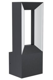 Eglo Riforano IP44 Integrated LED Outdoor Wall Light in Black - thumbnail 1