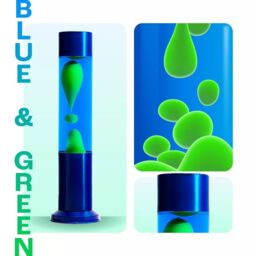 Nova Lighting Nova Baby Blue & Green Lava Lamp - Size: 10 inches - thumbnail 1