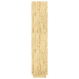 Berkfield Home Book Cabinet/Room Divider 60x35x167 cm Solid Pinewood in Light Brown - Size: 60 x 35 x 167 cm - thumbnail 6