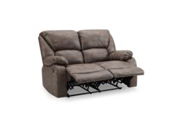 Home Detail Enoch 2 Seater Manual Recliner Sofa in Dark Brown - thumbnail 3