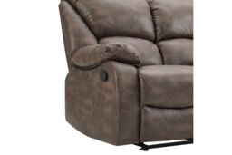 Home Detail Enoch 2 Seater Manual Recliner Sofa in Dark Brown - thumbnail 5