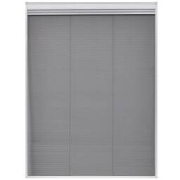 Berkfield Home Plisse Insect Screen for Windows Aluminium 60x80 cm with Shade in Black - thumbnail 4