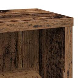 Berkfield Home CD Cabinet Old Wood 21x20x88 cm Engineered Wood in Brown - Size: 21 x 20 x 88 cm - thumbnail 7