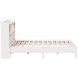 Berkfield Home Bookcase Bed without Mattress White 180x200 cm Super King Solid Wood Pine - thumbnail 5