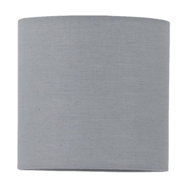 First Choice Lighting Grey Textured Cotton 15.5cm Table Lamp Shade - image 1