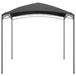 Berkfield Home Gazebo 3x3x2.65 m Anthracite 180 g/m ² in Black - thumbnail 3