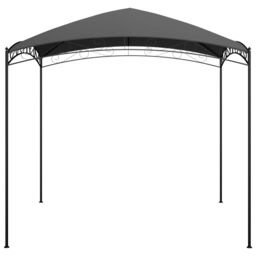 Berkfield Home Gazebo 3x3x2.65 m Anthracite 180 g/m ² in Black - thumbnail 2