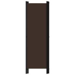 Berkfield Home Practical 4-Panel Room Divider Brown 200x180 cm - thumbnail 4