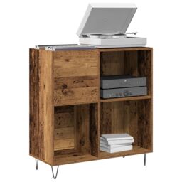 Berkfield Home Media Cabinet Artisan Oak 84.5x38x90 cm Engineered Wood in Brown - thumbnail 3