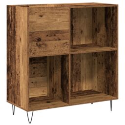 Berkfield Home Media Cabinet Artisan Oak 84.5x38x90 cm Engineered Wood in Brown - thumbnail 2