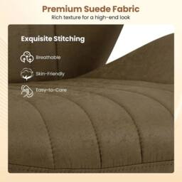 SPETLEK Home Office Chair Height Adjustable Swivel Computer Chairs in Olive - Size: 0.6m2 - thumbnail 7