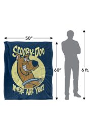 Warner Brothers Scooby Doo Officially Licensed Silky Touch Super Soft Throw Blanket 152 x 127 cm in White - thumbnail 5