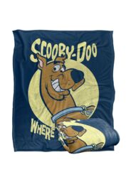 Warner Brothers Scooby Doo Officially Licensed Silky Touch Super Soft Throw Blanket 152 x 127 cm in White - thumbnail 2