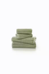 Deyongs Malmo Stripe Towel In Soft Lightweight 480 GSM Pure Cotton in Green - thumbnail 3