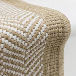 runrug Stair Runner Carpet - Reversible & Durable, 2mm - 'Illusion' in Beige - Size: 60 cm x 450 cm - thumbnail 4