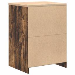 Berkfield Home Garage Storage Cabinet Smoked Oak 60x51x85 cm Solid Wood Pine in Brown - Size: 60 x 51 x 85 cm - thumbnail 8