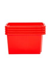 Wham Stack & Store 4x 35L Box in Red - thumbnail 4