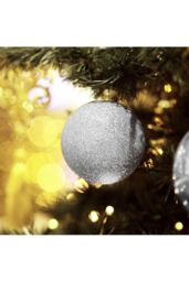 Living and Home 36Pcs Silver Christmas Tree Ornaments Christmas Ball Decorations Set - thumbnail 5