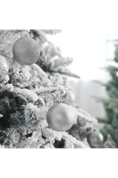 Living and Home 36Pcs Silver Christmas Tree Ornaments Christmas Ball Decorations Set - thumbnail 4