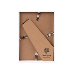 "Nicola Spring 5"" x 7"" 3D Deep Box Photo Frames - 4"" x 6"" Mount - White - Pack of 2 in Ivory" - thumbnail 5