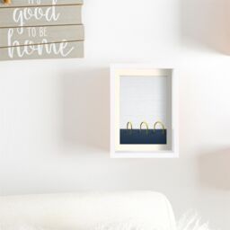 "Nicola Spring 5"" x 7"" 3D Deep Box Photo Frames - 4"" x 6"" Mount - White - Pack of 2 in Ivory" - thumbnail 6