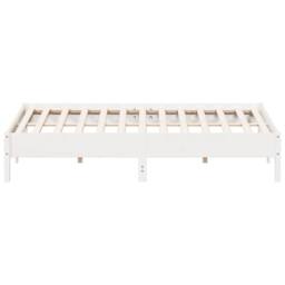 Berkfield Home Bed Frame without Mattress White 180x200 cm Super King Solid Wood Pine - thumbnail 5