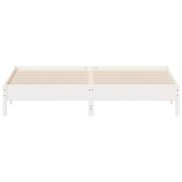 Berkfield Home Bed Frame without Mattress White 180x200 cm Super King Solid Wood Pine - thumbnail 4
