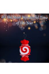 VFM e-Store Christmas Tree Decoration Candy Cane Sweet Ornament in Red - thumbnail 3