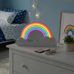 Garden Greatness Colour Glow Rainbow LED Cloud Night Light - thumbnail 1