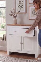 Home Discount Vida Designs Arlington 2 Drawer 2 Door Sideboard Storage Organzier in White - thumbnail 9