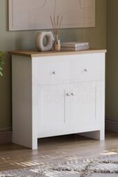Home Discount Vida Designs Arlington 2 Drawer 2 Door Sideboard Storage Organzier in White