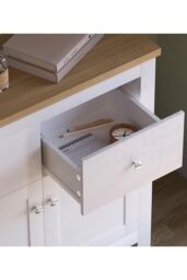 Home Discount Vida Designs Arlington 2 Drawer 2 Door Sideboard Storage Organzier in White - thumbnail 4