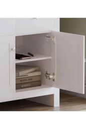Home Discount Vida Designs Arlington 2 Drawer 2 Door Sideboard Storage Organzier in White - thumbnail 5