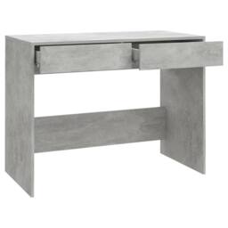 Berkfield Home Sturdy Desk Concrete Grey 101x50x76.5 cm Engineered Wood - thumbnail 7