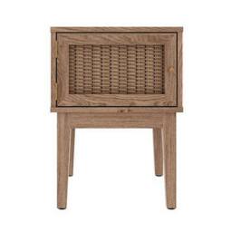 Lemon Pavilion Furniture Bordeaux Side/Lamp Table - MDF - L40 x W39.7 x H55.2 cm - Oak in Brown - Size: 1 Pack