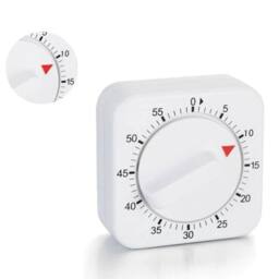 FLAVORA 2PCS Egg Square Shaped Kitchen Cooking Timer in White - Size: 0.6m2 - thumbnail 1