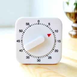 FLAVORA 2PCS Egg Square Shaped Kitchen Cooking Timer in White - Size: 0.6m2 - thumbnail 4