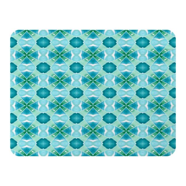 Benjamin Tate Design Green Cool Boho Chic Summer Blanket in Natural - Size: 120 cm x 150 cm - image 1