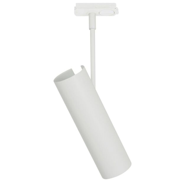 Nordlux Modern Indoor Track Spot Light White Metal GU10 Adjustable Head - Mains Powered, IP20 - image 1