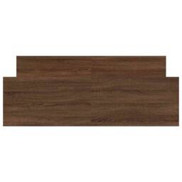 Berkfield Home Bed Frame with Headboard & Footboard Brown Oak 140x200 cm - thumbnail 5