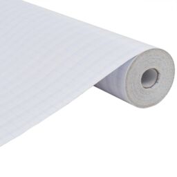 Berkfield Home Frosted Privacy Window Film Adhesive Stripes 0.9x20 m in White - thumbnail 3