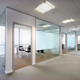 Berkfield Home Frosted Privacy Window Film Adhesive Stripes 0.9x20 m in White - thumbnail 5