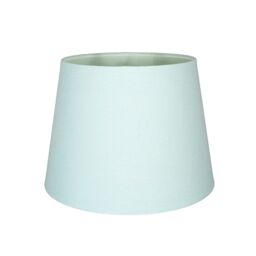 Happy Homewares Traditional Linen Fabric Drum Shade for Pendant & Lampshade in Duck Egg Blue - Size: 10 inches