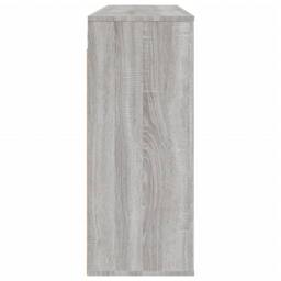 Berkfield Home Wall Cabinet Grey Sonoma 80x33x80 cm Engineered Wood - Size: 80 x 33 x 80 cm - thumbnail 5