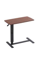 H&O Direct C-shaped Height-Adjustable Portable Overbed Desk in Walnut - thumbnail 7