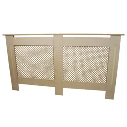 Monstershop Radiator Cover MDF Unfinished 1515mm in Light Brown - thumbnail 4